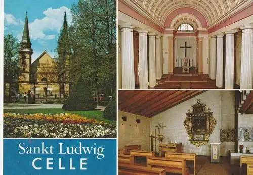 [Ansichtskarte] 3100 CELLE, Katholische Pfarrkirche Sankt Ludwig. 