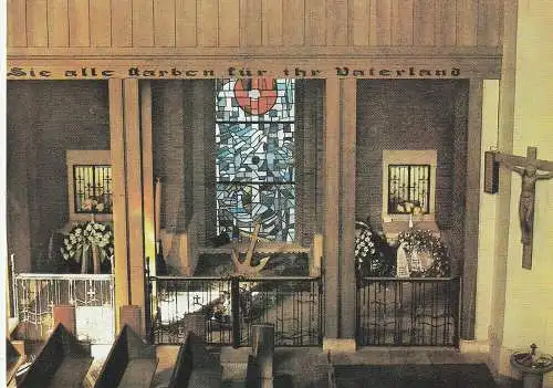 [Ansichtskarte] 2940 WILHELMSHAVEN, Christus- und Garnisonskirche, Innenansicht. 