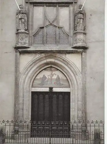0-4600 WITTENBERG, Schloßkirche, Thesentür