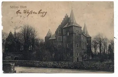 [Ansichtskarte] 5143 WASSENBERG - BIRGELEN, Schloß Elsum, Verlag Toepfer, Randmängel. 