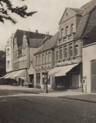 4720 BECKUM, Nordstrasse, Tankstelle, 1930, Verlag Lorch