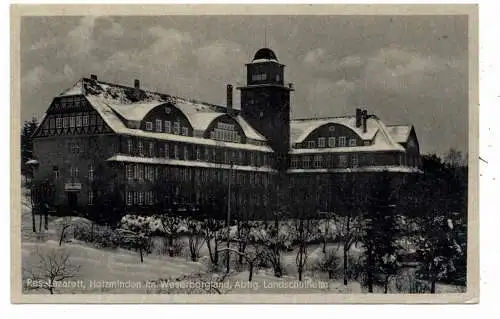 [Ansichtskarte] 3450 HOLZMINDEN, Reserve Lazarett, 1940, Feldpost, Lazarett Stempel. 