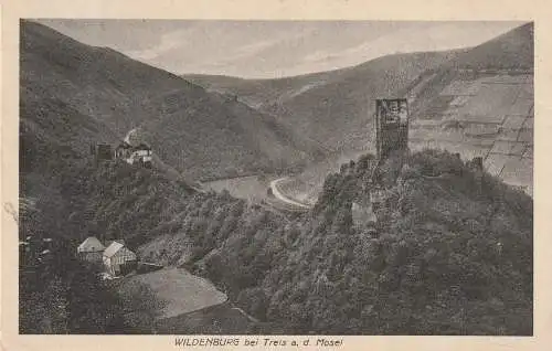 5402 TREIS - KARDEN, Wildenburg und Umgebung bei Treis, 1931