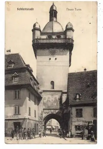 F 67600 SELESTAT / SCHLETTSTADT, Neuer Turm, 1909