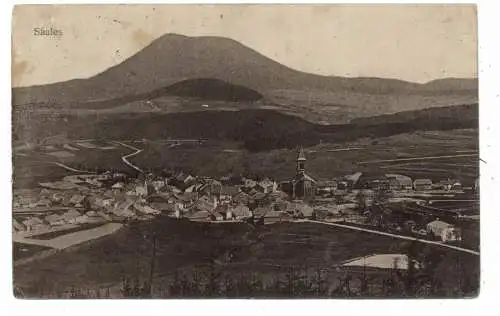 F 67420 SAALES / SAAL, Gesamtansicht 1915, deutsche Feldpost