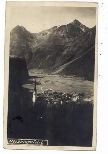 A 6444 LÄNGENFELD, Blick über den Ort, 1924