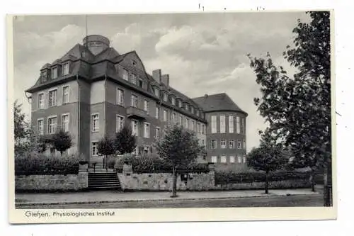[Ansichtskarte] 6300 GIESSEN, Physiologisches Institut. 