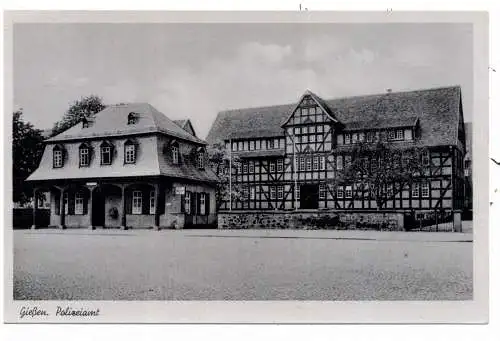 [Ansichtskarte] 6300 GIESSEN, Polizeiamt. 