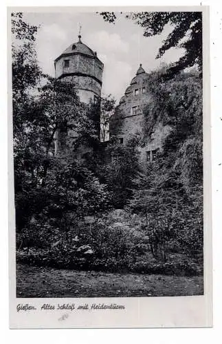 [Ansichtskarte] 6300 GIESSEN, Altes Schloß mit Heidenturm. 