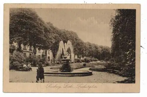 [Ansichtskarte] F 57400 SAARBURG / SARREBOURG, Freiheitsplatz, 1918, Verlag Hartmann. 
