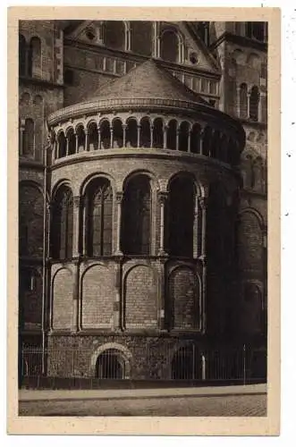 [Ansichtskarte] 5300 BONN, Münsterkirche, Apsis mit Zwerggalerie, Verlag Peters. 