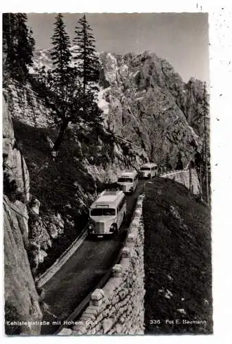 [Ansichtskarte] OMNIBUS - Postbusse - Kehlsteinstrasse. 