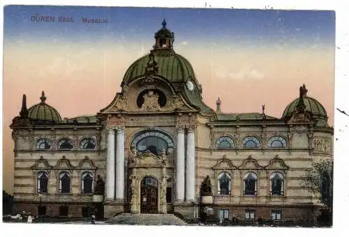 [Ansichtskarte] 5160 DÜREN, Museum, Verlag Peters. 