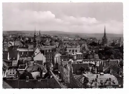 [Ansichtskarte] WESTPREUSSEN - ELBING / ELBLAG, Schmiedestrasse mit Rathaus, Nachkriegskarte. 