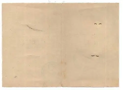 [Ansichtskarte] 0-5902 BERKA, VORLÄUFIGER PERSONALAUSWEIS, 1.6.1946. 