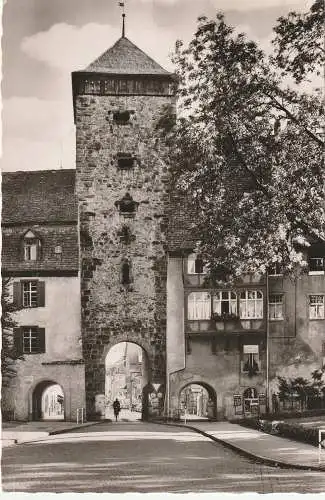 [Ansichtskarte] 7730 VILLINGEN - SCHWENNINGEN, Oberes Tor, 1956. 