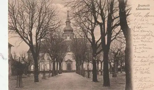 [Ansichtskarte] F 67170 BRUMATH, Schlosskirche, 1915. 