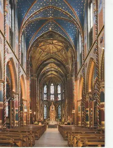 [Ansichtskarte] 4178 KEVELAER, Wallfahrtskapelle, Innenansicht. 