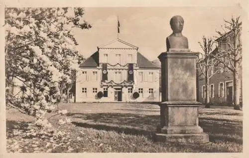 7630 LAHR, Neues Rathaus, NS - Beflaggung