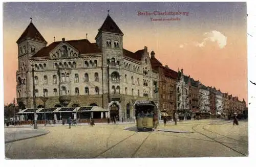 1000 BERLIN - CHARLOTTENBURG, Tauentzienstrasse, Strassenbahn