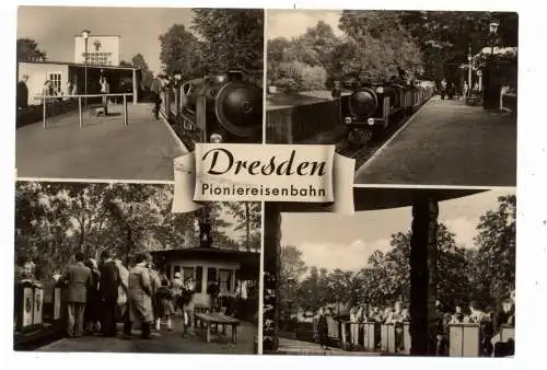 [Ansichtskarte] 0-8000 DRESDEN, Pioniereisenbahn. 