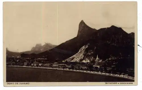 [Ansichtskarte] BRASIL - RIO DE JANEIRO, Botafogo e Corcovado. 