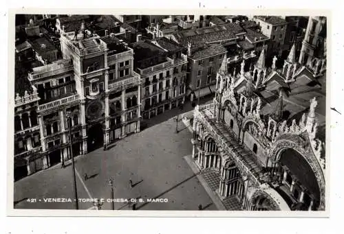 I 30100  VENEZIA / VENEDIG, Torre e Chiesa di S. Marco