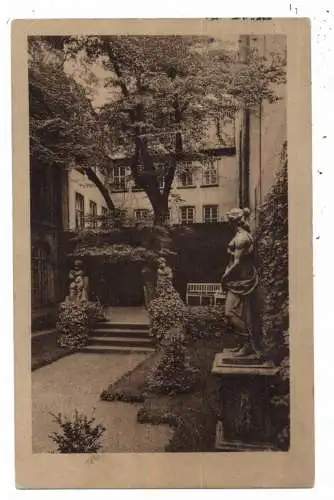 [Ansichtskarte] 6000 FRANKFURT, Goethe - Museum, Rückansicht, 1920. 