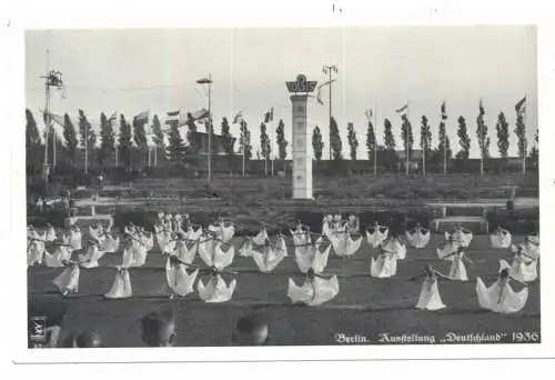 [Ansichtskarte] 1000 BERLIN, EREIGNIS, Ausstellung "DEUTSCHLAND", 1936. 