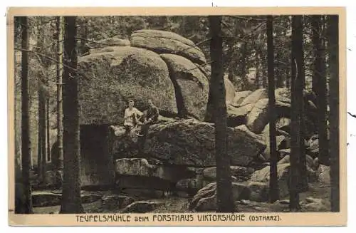 0-4300 QUEDLINBURG - GERNRODE, Teufelsmühle beim Forsthaus Viktorshöhe