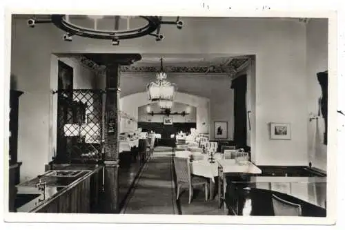 1000 BERLIN, Restaurant GANYMED, Schiffbauerdamm, 1957