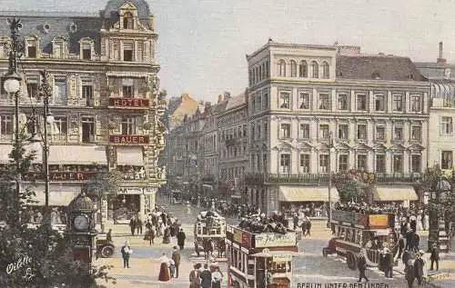 1000 BERLIN, Unter den Linden, TUCK - Oilette