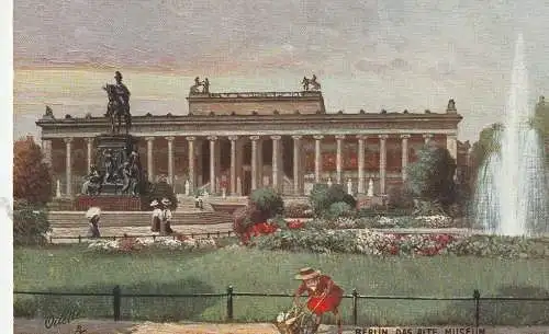 1000 BERLIN, Das alte Museum, TUCK - Oilette