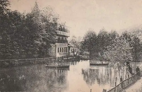 [Ansichtskarte] 5600 WUPPERTAL - LANGERFELD, Restaurant zum Staarenschloß, 1918. 