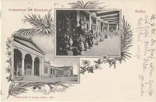 0-5800 GOTHA, Crematorium und Urnenhalle, 1914