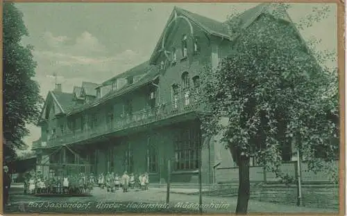 [Ansichtskarte] 4772 BAD SASSENDORF, Kinder - Heilanstalt, Mädchenheim, 1927. 