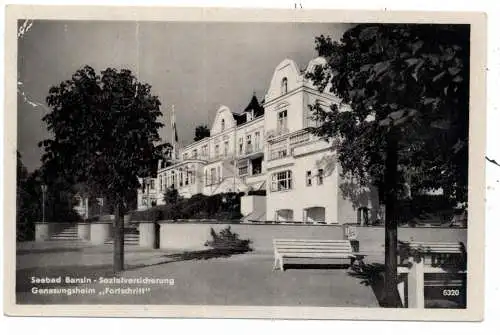 0-2253 HERINGSDORF - BANSIN, Genesungsheim "Fortschritt", 1952