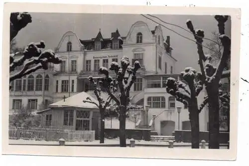 0-2253 HERINGSDORF - BANSIN, Genesungsheim "Fortschritt" im Schnee, 1953