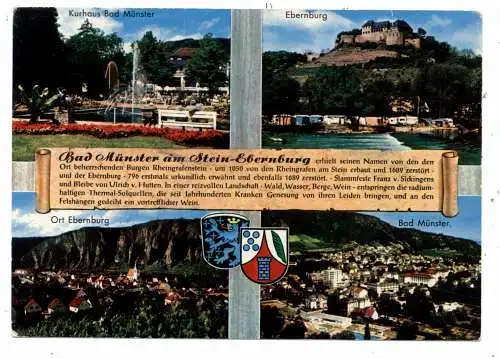 6552 BAD MÜNSTER am Stein, Chronik - AK