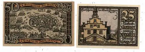 NOTGELD SERIENSCHEIN LINGEN