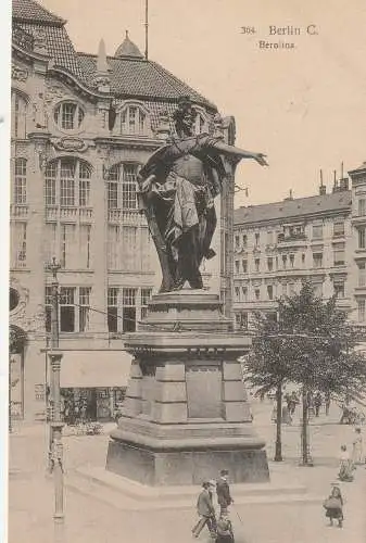 1000 BERLIN, Alexanderplatz, Berolina - Denkmal, Verlag Prager