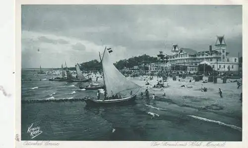 OSTPREUSSEN - CRANZ / SELENOGRADSK,  Strandhotels, Ausflugsfahrten, 1934, Verlag Krauskopf