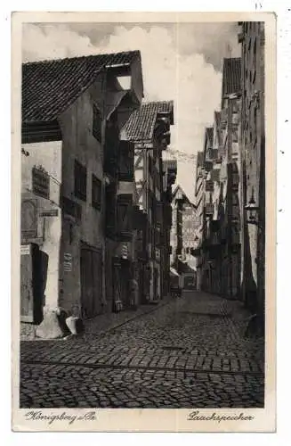 [Ansichtskarte] OSTPREUSSEN - KÖNIGSBERG / KALININGRAD, Laachspeicher, 1932, Verlag Silber. 