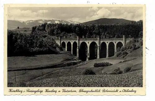NIEDER - SCHLESIEN - HIRSCHBERG / JELENA GORA, Boberviadukt, 1936, Verlag Männich