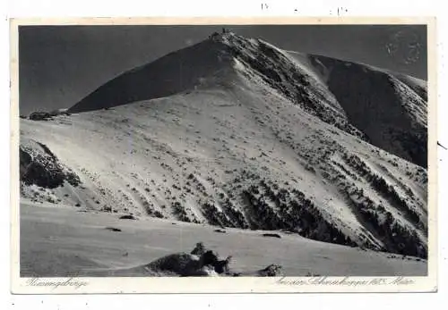 [Ansichtskarte] NIEDER - SCHLESIEN - KRUMMHÜBEL / KARPACZ, Schneekoppe, 1931. 