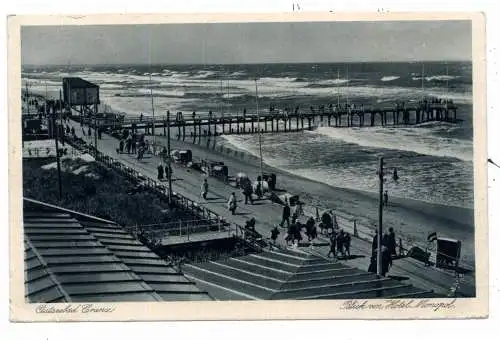 OSTPREUSSEN - CRANZ / SELENOGRADSK,  Blick vom Hotel Monopol, 1928, Verlag Krauskopf