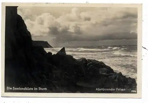[Ansichtskarte] OSTPREUSSEN - RAUSCHEN / SWERTLOGORSK, Abstürzende Felsen, Samlandküste, Verlag Westphal, 1932. 