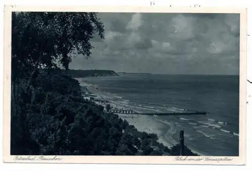 [Ansichtskarte] OSTPREUSSEN - RAUSCHEN / SWERTLOGORSK, Blick von der Venusspitze, 1928, Verlag Krauskopf. 