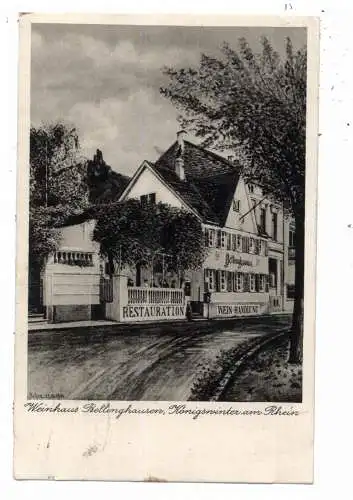 5330 KÖNIGSWINTER, Weinhaus Bellinghausen, 1929