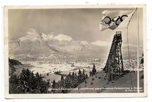 [Ansichtskarte] OLYMPIA 1936 GARMISCH - PARTENKIRCHEN, Olympia - Sprungschanze. 
